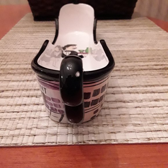 Milson & Louis Cracker Baguette Server Holder Hand Painted Ceramic - Picture 7 of 9